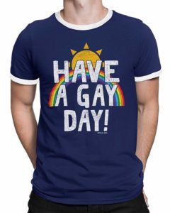 camiseta have a gay day azul